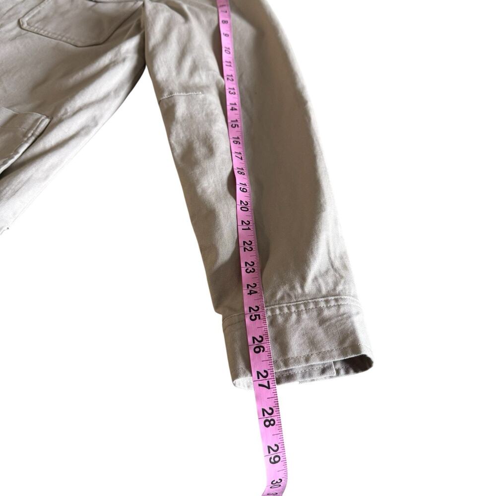 Bearded Goat Khaki Canvas Utility Jacket Flannel Lined Utility Outdoor Size M - Picture 9 of 12